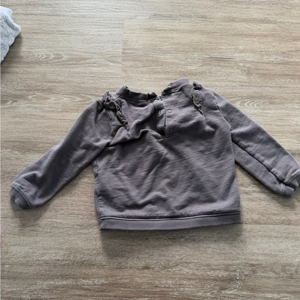 Carter's Heathered Gray Baby Bodysuit